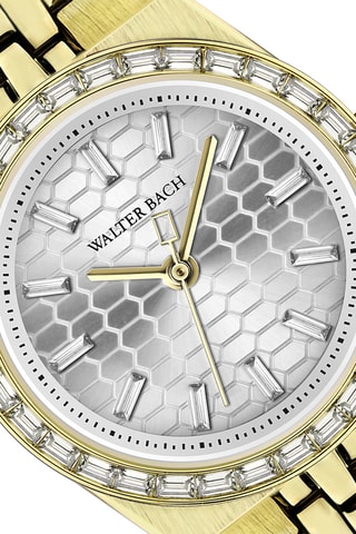 Montre à quartz en acier - Doré et argenté