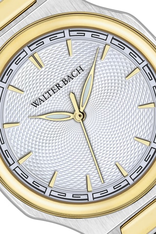 Montre à quartz en acier - Argenté et doré