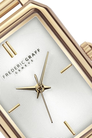 Montre à quartz en acier - Doré et blanc