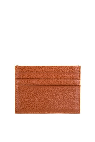 Porte-cartes en cuir - Monomen - Camel