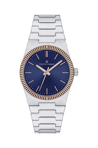 Montre à quartz en acier - Argenté et doré