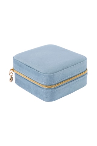 Boîte à bijoux en velours - Bleu - Somm