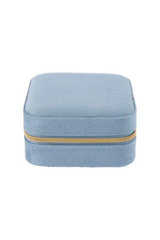 Boîte à bijoux en velours - Bleu - Somm