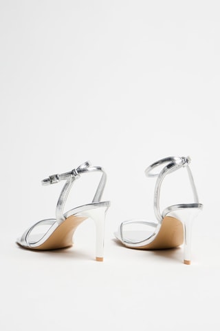 Sandales à talons - Argenté