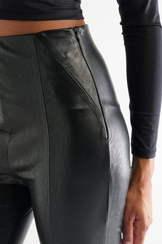 Pantalon taille haute - Noir