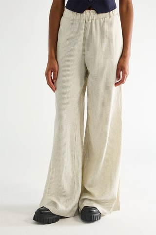 Pantalon wide legs - Beige