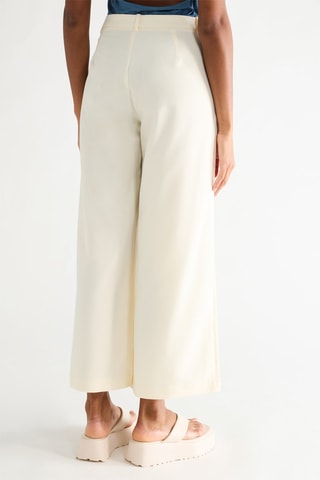 Pantalon wide legs - Blanc