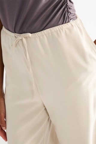 Pantalon straight - Blanc