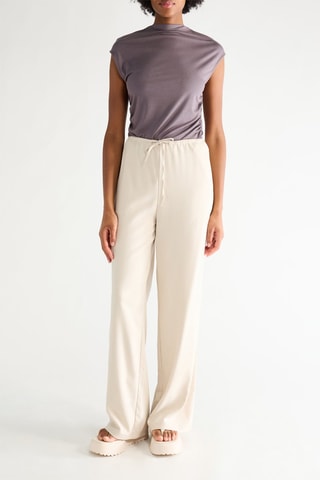 Pantalon straight - Blanc