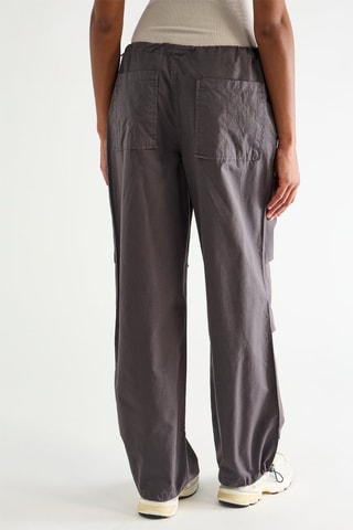 Pantalon straight - Gris foncé