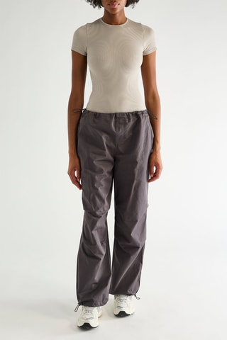 Pantalon straight - Gris foncé