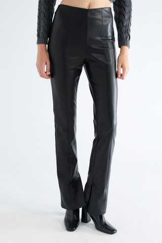 Pantalon straight - Noir