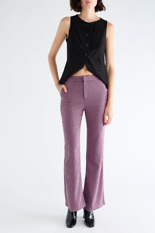 Pantalon droit - Violet