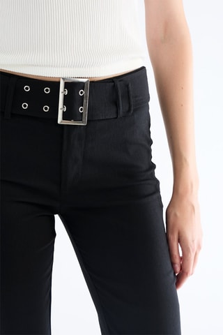 Pantalon straight - Noir