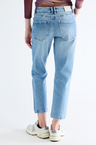 Jean mom - Indigo