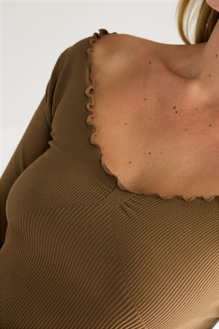 Crop top - Marron