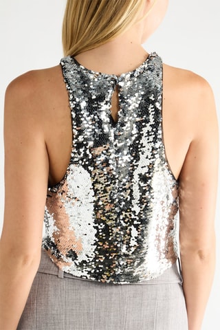 Crop top - Argenté