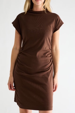 Robe droite - Marron