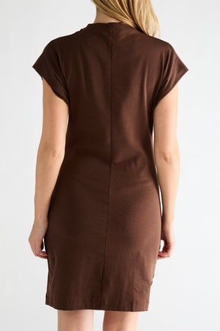 Robe droite - Marron
