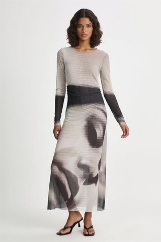 Robe longue - Beige