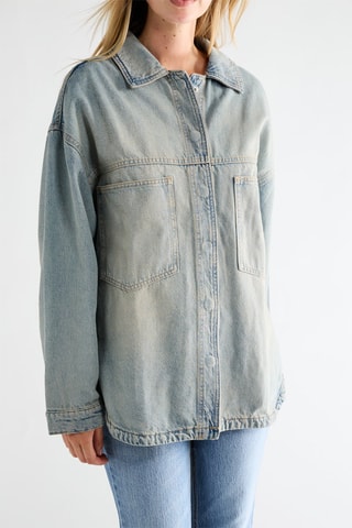 Surchemise en jean - Bleu cobalt