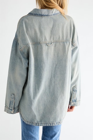 Surchemise en jean - Bleu cobalt