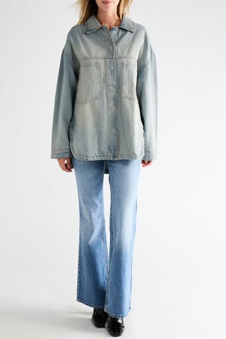 Surchemise en jean - Bleu cobalt