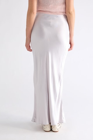 Jupe longue taille haute - Gris