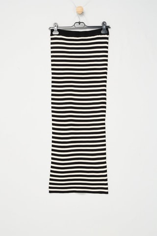 Robe longue - Noir et blanc