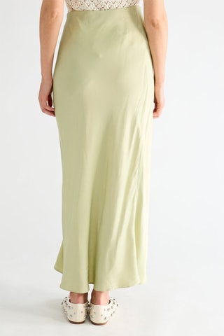 Jupe longue taille haute - Vert d’eau
