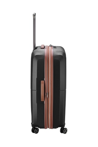Maleta grande extensible St Tropez - 76,5 cm - Marrón y negro