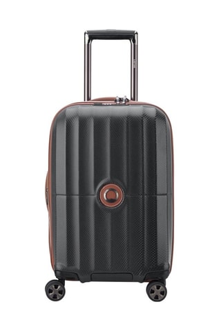 Maleta de cabina extensible St Tropez - 55 cm - Marrón y negro