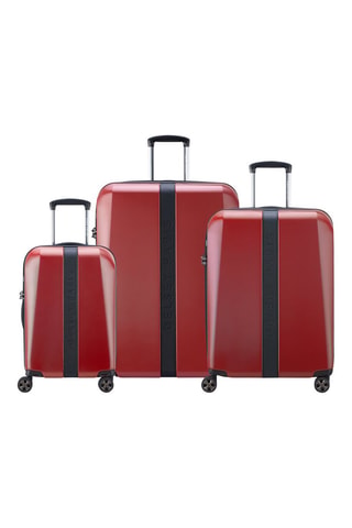 Juego de 3 maletas extensibles Promenade Hard 2.0 (S/M/L) - 55/66/76 cm - Burdeos