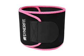 Zweetband Sauna Fit - Zwart en Roze