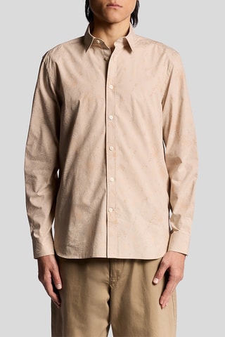 Camisa regular fit - Beige