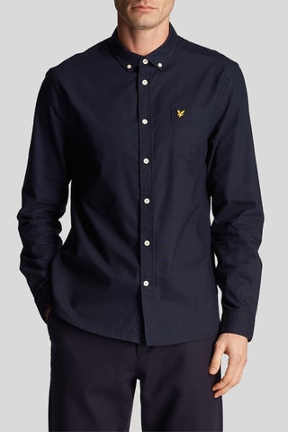 Camisa regular fit - Azul marino
