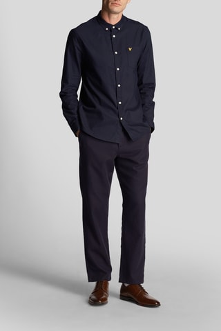 Camisa regular fit - Azul marino