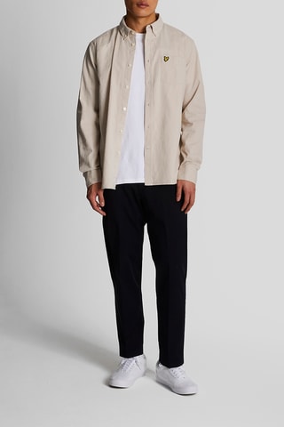 Camisa regular fit - Beige