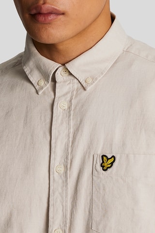 Camisa regular fit - Beige
