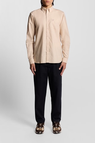 Camisa regular fit - Rosa empolvado