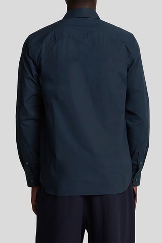 Camisa regular fit - Azul marino