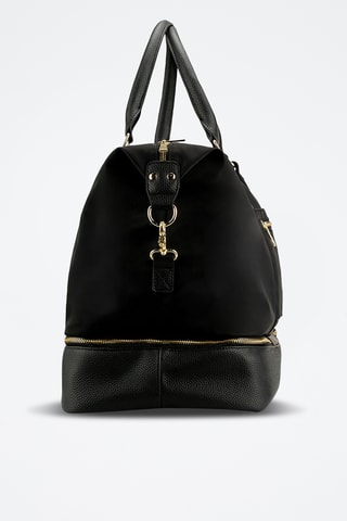 Bolsa de viaje de piel Andia - 41 cm - Negro