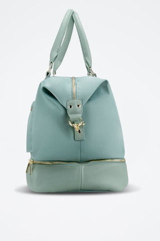 Bolsa de viaje de piel Andia - 41 cm - Verde