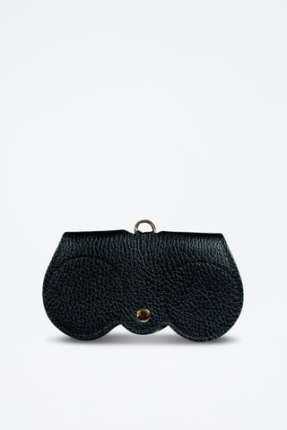 Funda de piel para gafas Moly - Negro