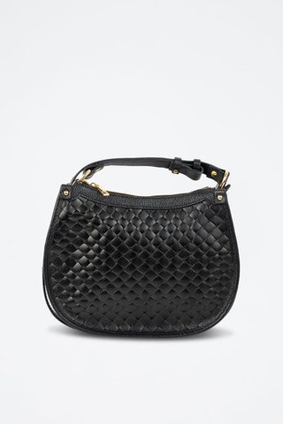 Bolso de piel Leana  - Negro