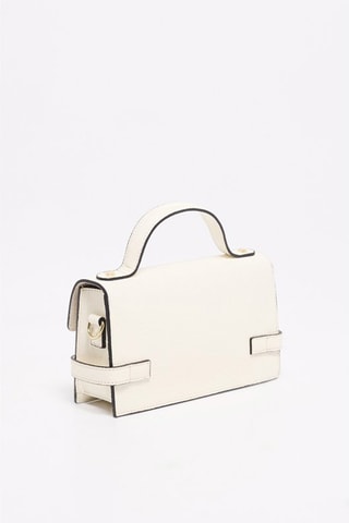 Bandolera de piel Sumy - Blanco