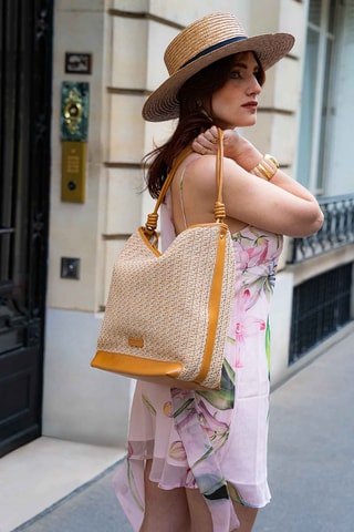 Bolso de piel Luzia  - Camel