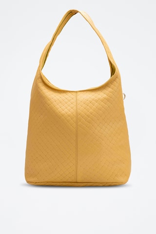 Bolso de piel Vicky - Amarillo