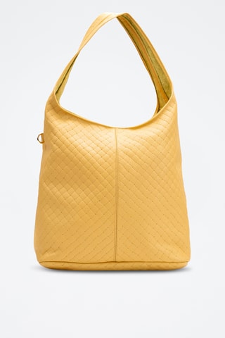 Bolso de piel Vicky - Amarillo