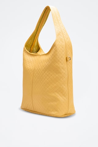 Bolso de piel Vicky - Amarillo